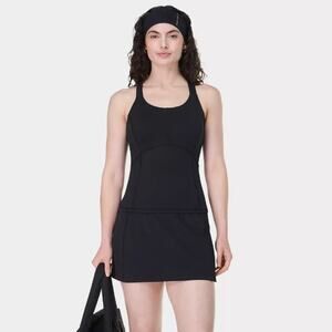 Sweaty Betty All Day Skort Black Active Athletic Tennis Size Large